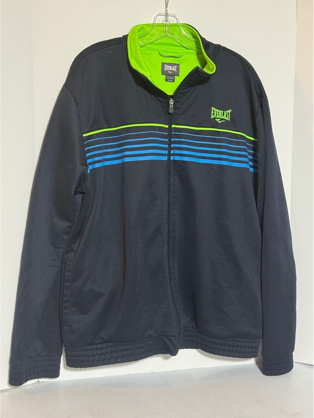 Everlast Sport Full Zip athletic track jacket Large 2013
